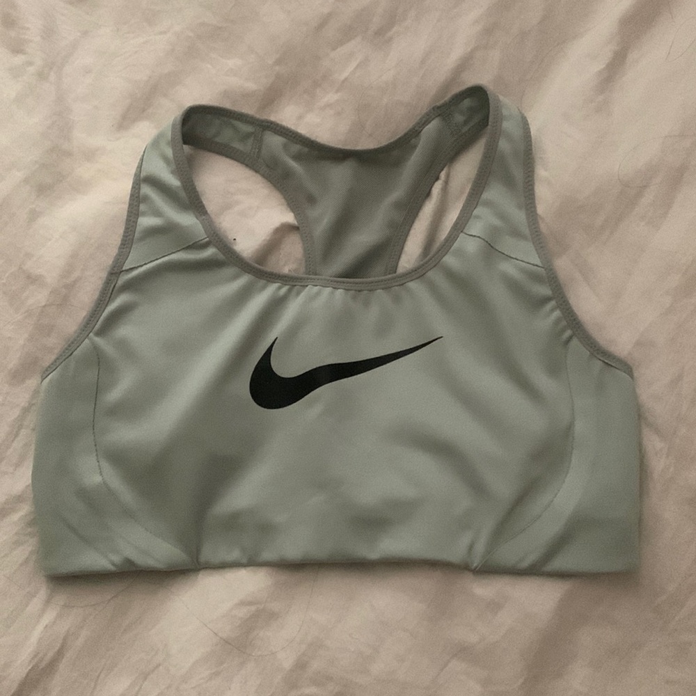 Mint green Nike sports bra